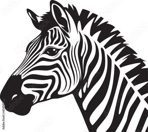 Stealthy Equine Beauty Insignia Shadowed Zebras Regal Majesty