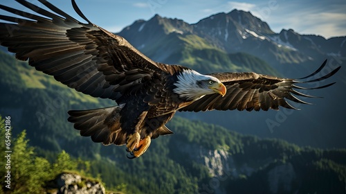 Soaring Bald Eagle © Photo Designer 4k