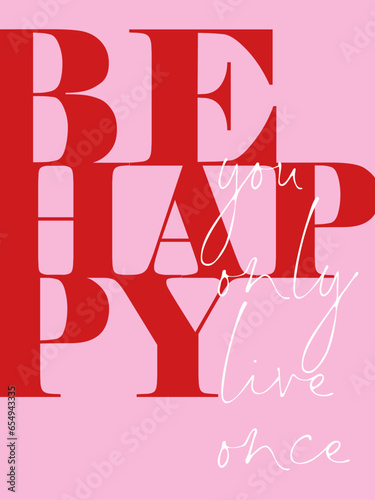 Affirmation pink barbie background vector. Wallpaper design with text. Illustration for prints, wall art, cover, wrapping, poster	