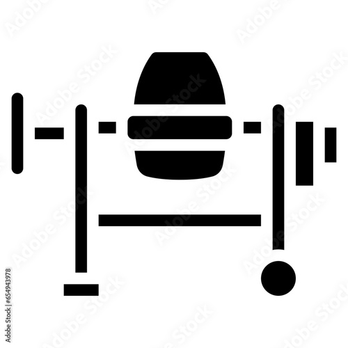 Cement Mixer Icon