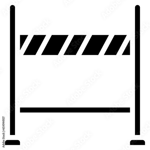 Construction Site Barrier Icon