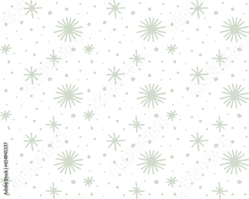 snow seamless pattern christmas  hand drawn
