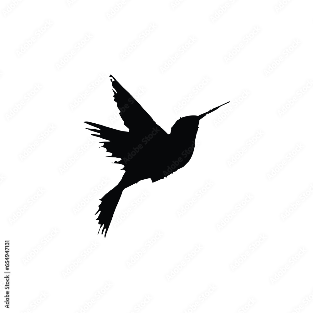 Hummingbird icon. Simple style beauty cosmetic poster background symbol. Hummingbird brand logo design element. Hummingbird t-shirt printing. Vector for sticker. Hummingbird icon. Simple style beauty cosmetic poster background symbol. Hummingbird brand logo design element. Hummingbird t-shirt printing. Vector for sticker.