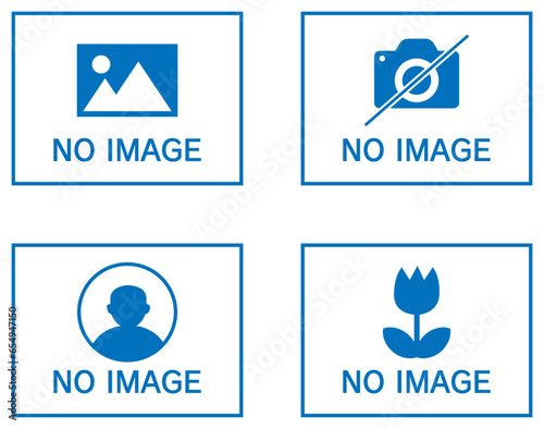 NO IMAGE 画像セット 青