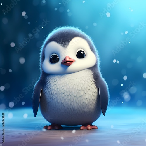 Cute Little Penguin photo