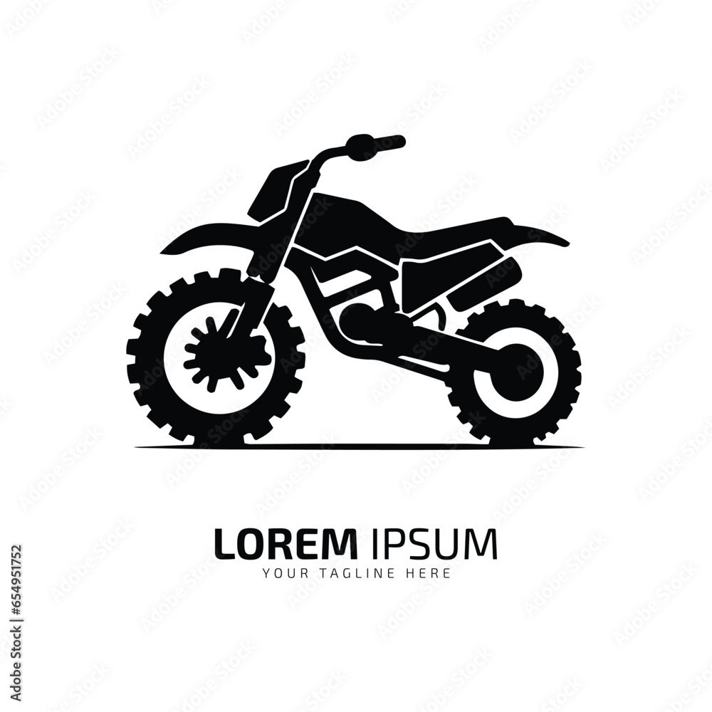 minimal and abstract logo of mud bike icon dirt bike vector silhouette isolated design standing minimal and abstract logo of mud bike icon dirt bike vector silhouette isolated design standing