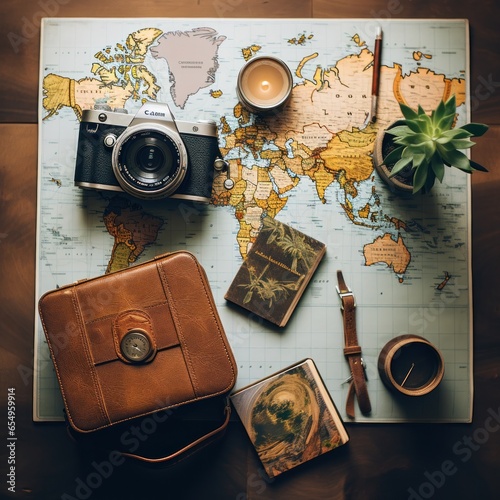 Travel inspiration. passports and luggage