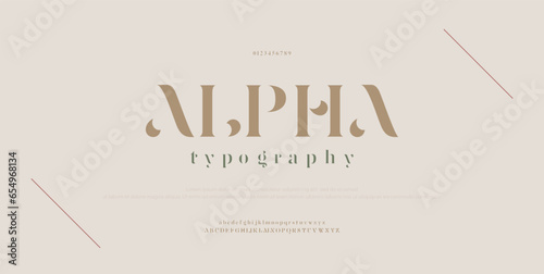 Vector Alpha abstract fashion font alphabet minimal modern urban fonts for logo brand etc typography vedctor illustration
