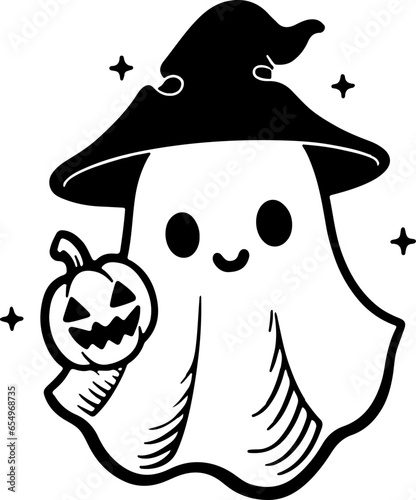 cute halloween ghost