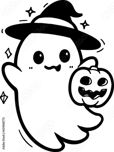 cute halloween ghost