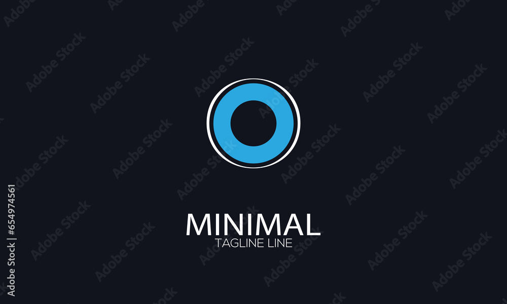 letter icon o vector letter icon o vector
