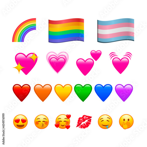 Emojis iOS Pride