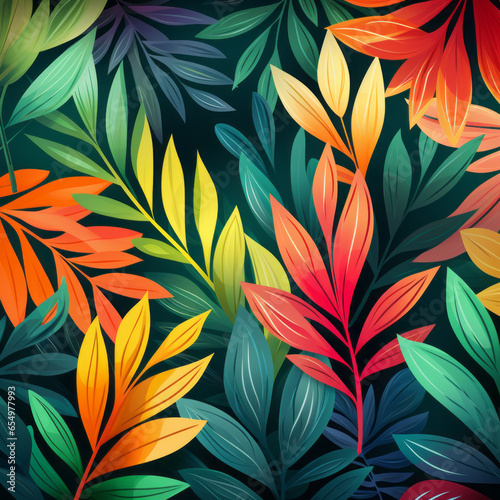 A foliage botanical background image