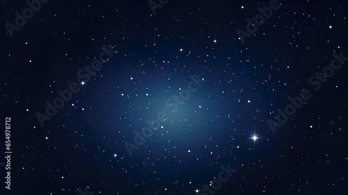 Perfect starry night sky background - outer space