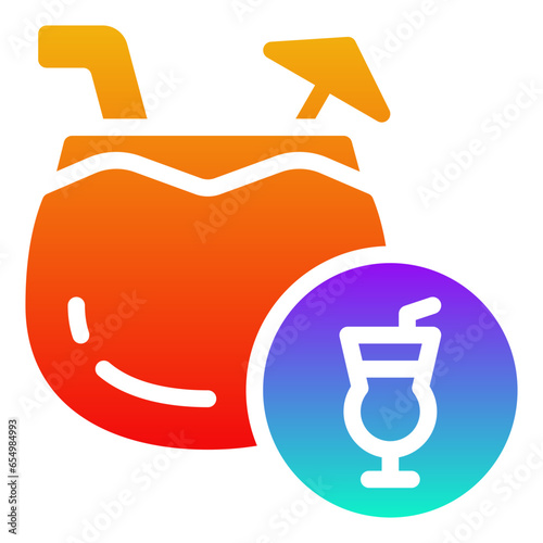 Coconut Drink Icon