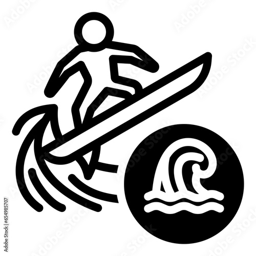Surfing Icon