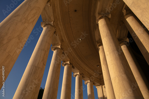 pillars of Thomas Jefferson memorial hall photo