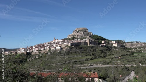Morella Spain historic hill top city Castellon Province, Valencian Community