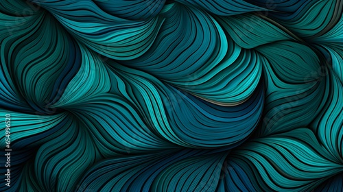Abstract Background of intricate Patterns in turquoise Colors. Antique Wallpaper © Florian