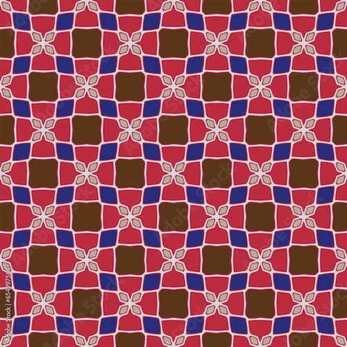 Abstraction in art. Seamless background with repeat pattern. 