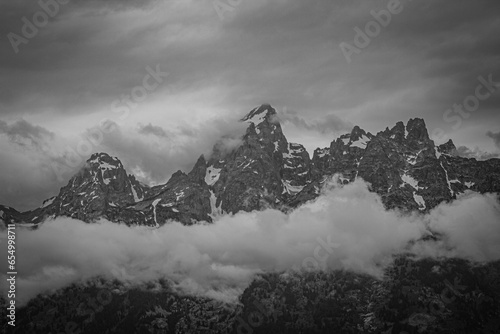 Cloudy Morning in the Tetons