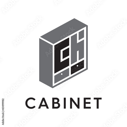 Cabinet logo design vector template