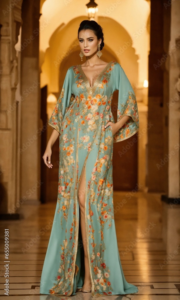 girl in Caftan traditionnel girl in Caftan traditionnel
