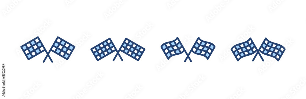 Racing flag icon vector. race flag sign and symbol.Checkered racing flag icon Racing flag icon vector. race flag sign and symbol.Checkered racing flag icon