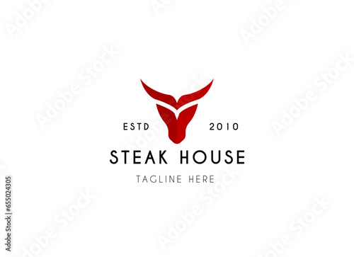 Free Download Premium steak house restaurant logo design - GFXLoad