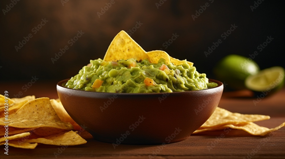 guacamole with chips guacamole with chips