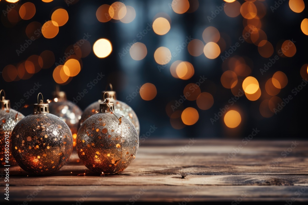 Fototapeta premium Christmas themed background stock photo