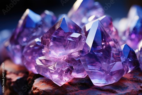 Crystal themed background stock photo