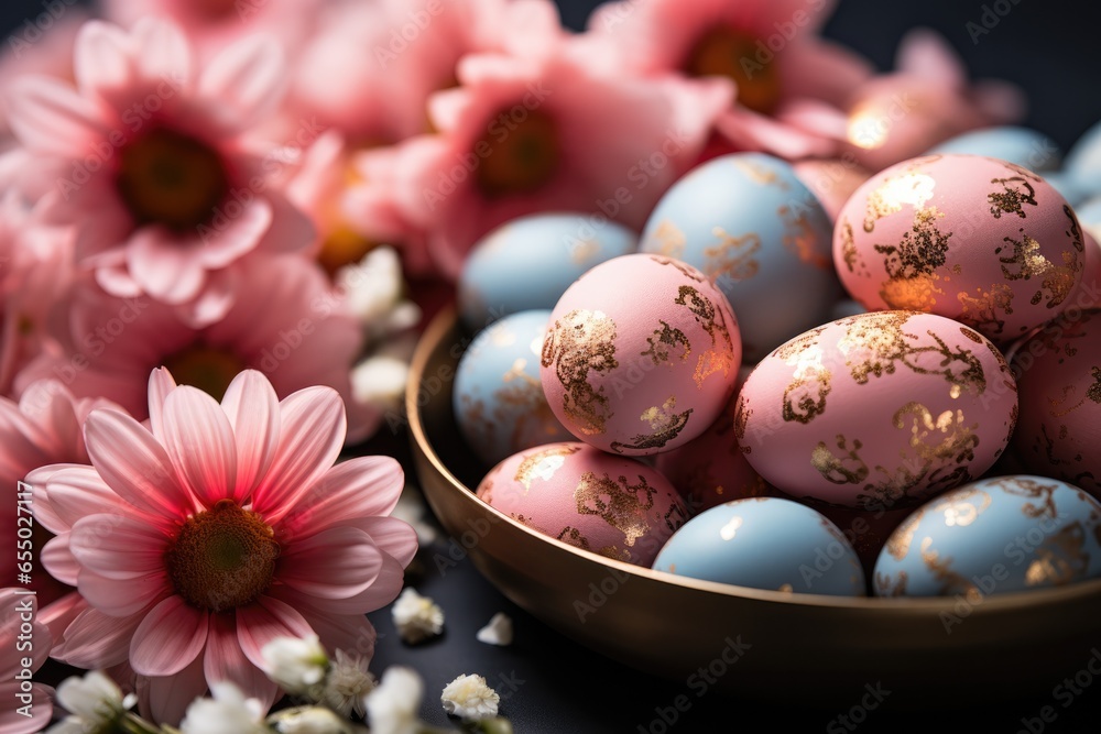 Fototapeta premium Easter themed background stock photo