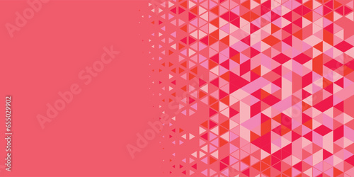 Abstract Triangle colorful background or wallpaper with polygons, triangles or concave geometrical shapes with Copy space soft color