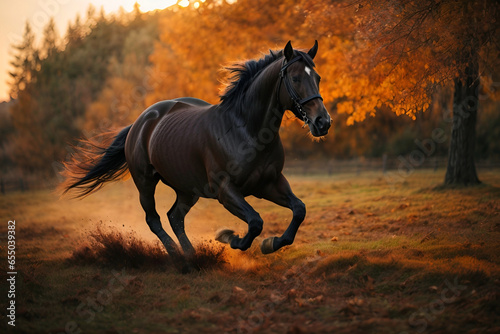 Dark Horse in the autumn