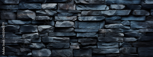  stone wall background, stone piles for use on wall or wall decoration stock photo, in the style of dark indigo and black, dark proportions, eye-catching composition, wall sculpture photo