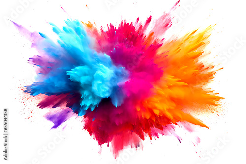 colorful paint splashes powder explosion © mr_marcom