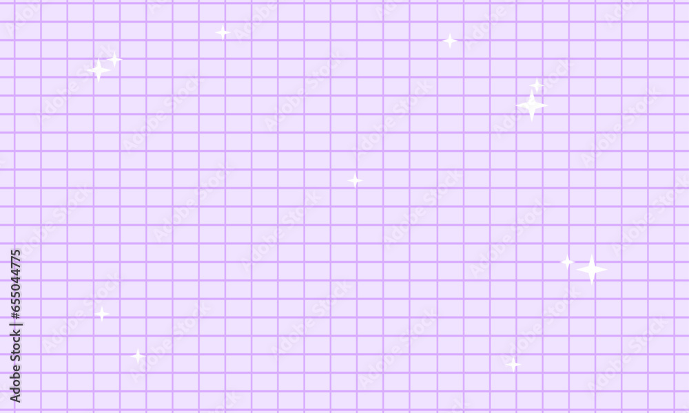Vector seamless pattern purple stripes and star background