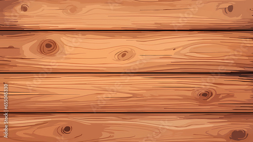 Hand drawn cartoon wooden plank background illustration
