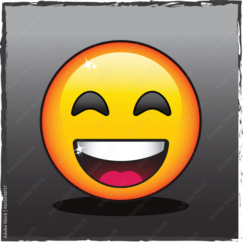 Vector Emoticon - Genuine Laughter (EPS File) This vector emoticon depicts genuine laughter, perfect for adding a touch of humor and positivity to your projects. Available in EPS format for versatile Vector Emoticon - Genuine Laughter (EPS File) This vector emoticon depicts genuine laughter, perfect for adding a touch of humor and positivity to your projects. Available in EPS format for versatile