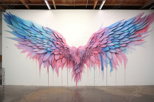 Pastel Graffiti Wings