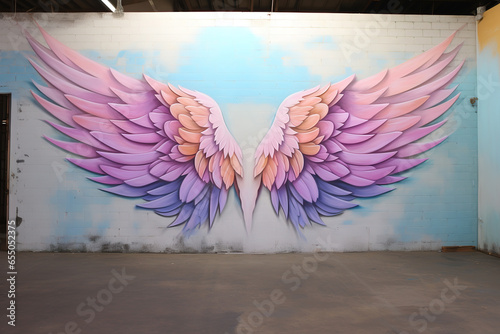 Pastel Graffiti Wings