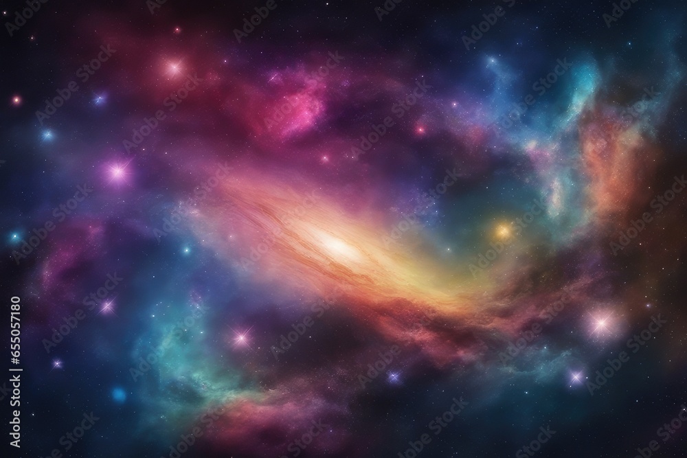 Dynamic cosmic scenery