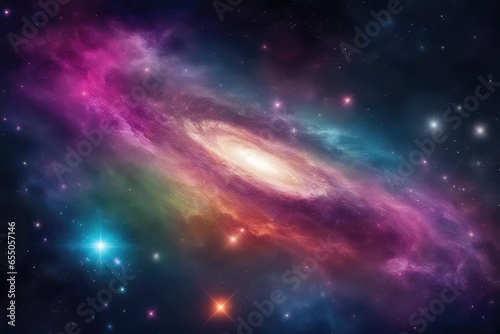 Technicolor galactic view