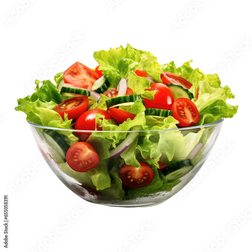 An ultra HD studio photo of Salad, isolated on white, ultra textured, studio lighting, gourmandise