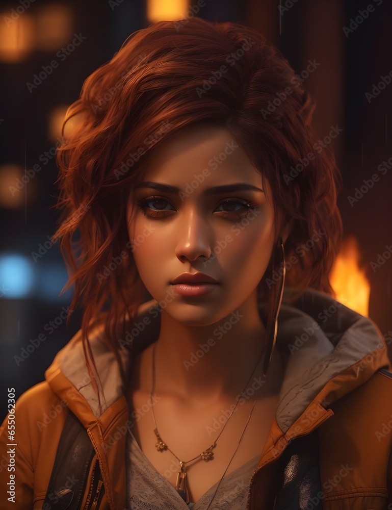 Sad Woman Portrait in Cyberpop-Inspired Excellence A Fine Art Masterpiece in Stunning 8K Resolution with Generative AI
Sad Woman Portrait in Cyberpop-Inspired Excellence A Fine Art Masterpiece in Stunning 8K Resolution with Generative AI