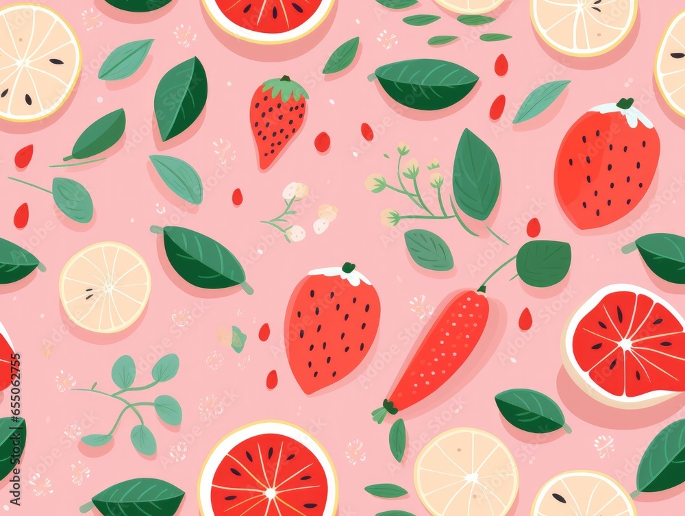 fruits seamless pattern fruits seamless pattern