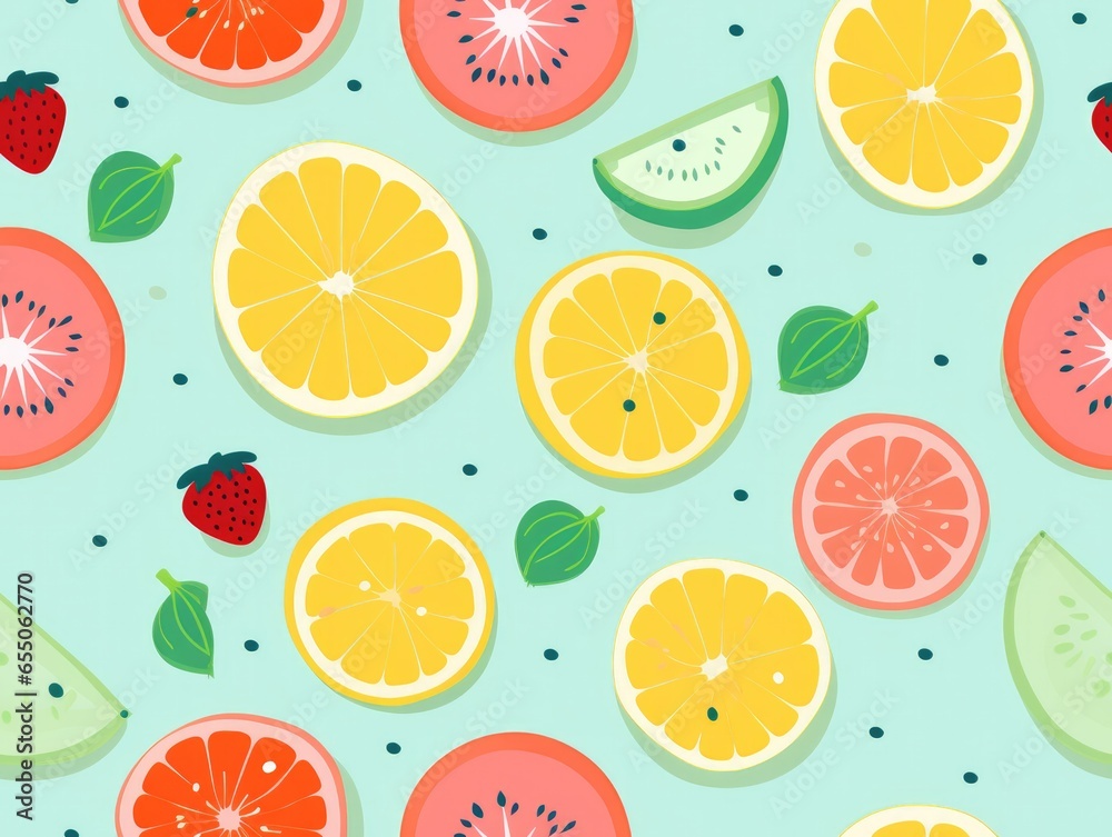 fruits seamless pattern fruits seamless pattern