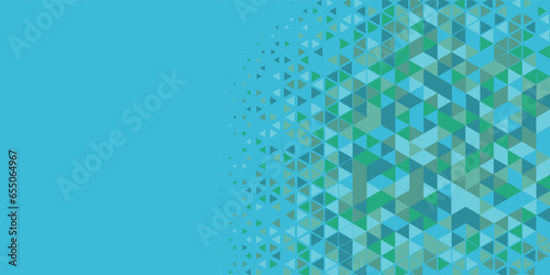  Abstract Triangle colorful background or wallpaper with polygons, triangles or concave geometrical shapes with Copy space soft color
