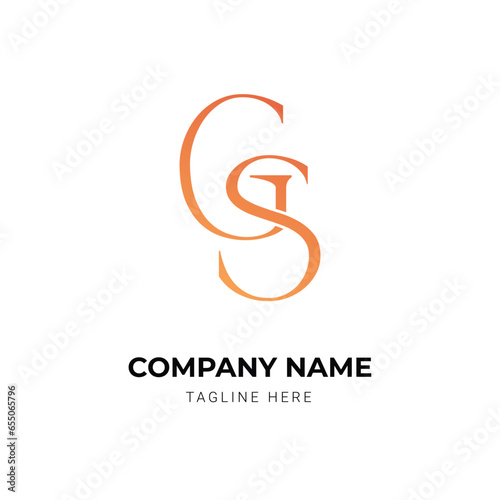creative monogram luxury letter logo design template